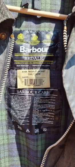 Barbour Classic Bedale Waxed Cotton Jacket - Chest 44  - - Picture 3 of 5